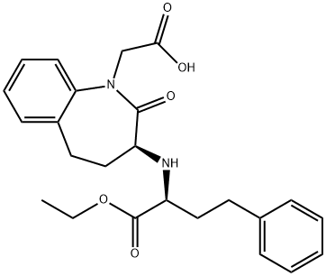 (3S)-3-[[(1S)-1-(Ethoxycarbonyl)-3-phenylpropyl]amino]-2,3,4,5-tetrahydro-2-oxo-1H-1-benzazepine-1-acetic acid(86541-75-5)